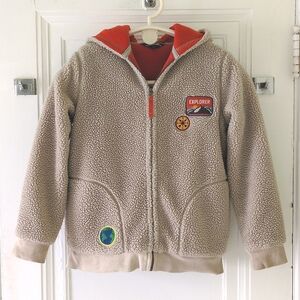 Lands' End Sherpa fleece hooded jacket